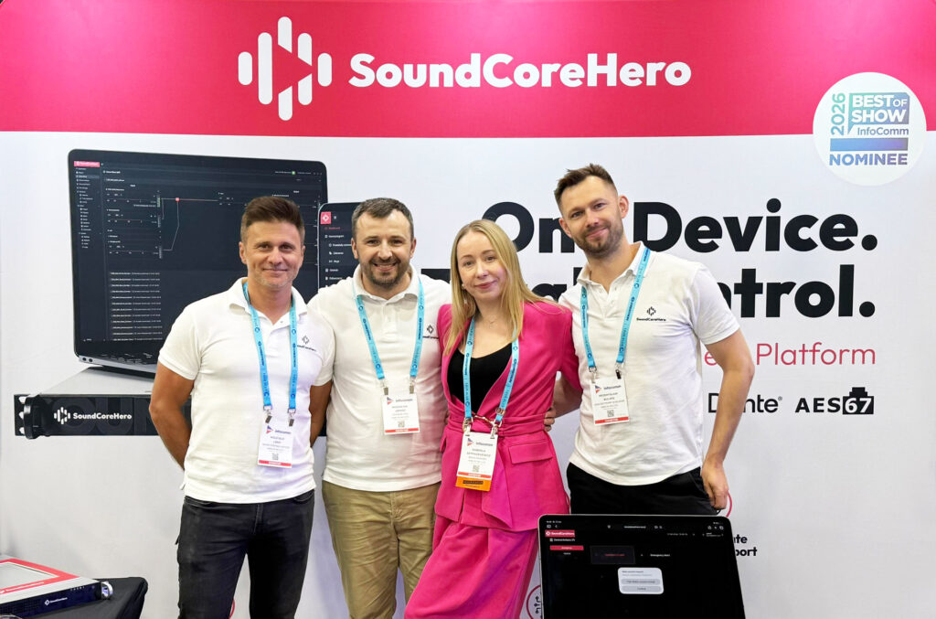 SoundCoreHero team - InfoComm 2026 Las Vegas!